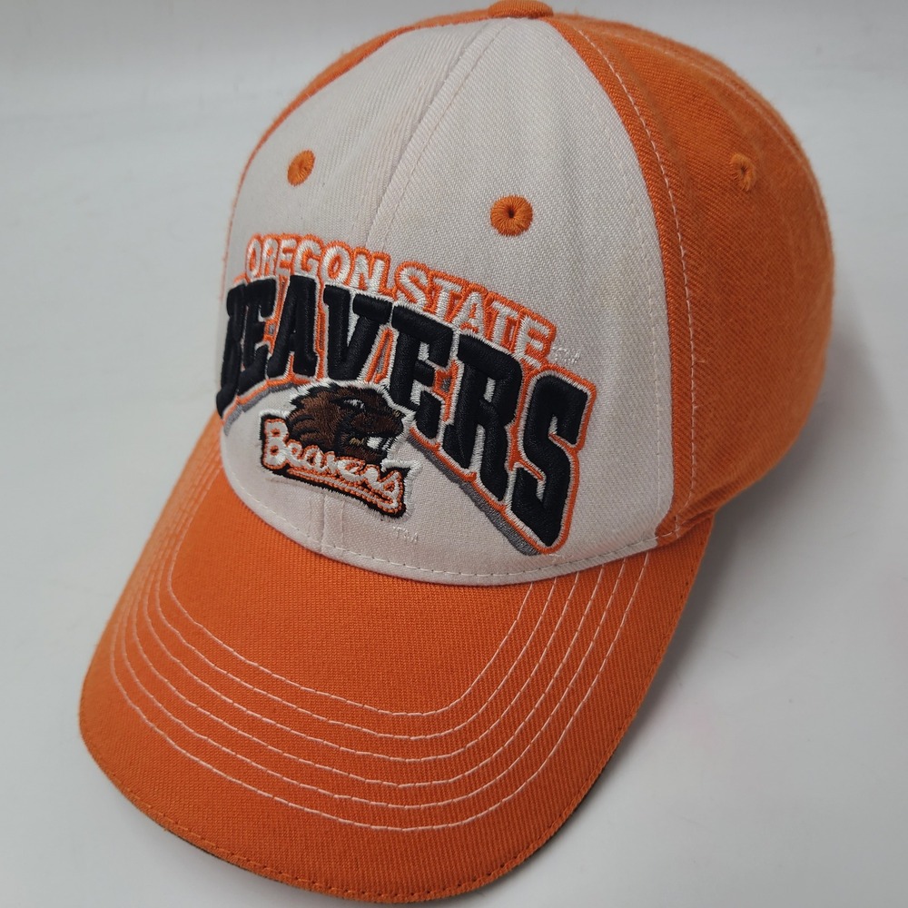 Oregon State Beavers Hat Adjustable Top of the World Orange White NCAA Logo Men